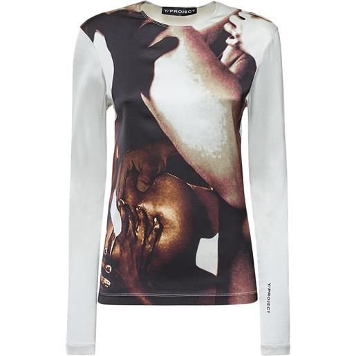 Y/PROJECT printed jersey long sleeve top