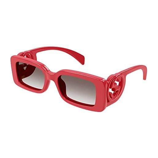 Gucci occhiali da sole gg1325s red/brown shaded 54/19/140 donna