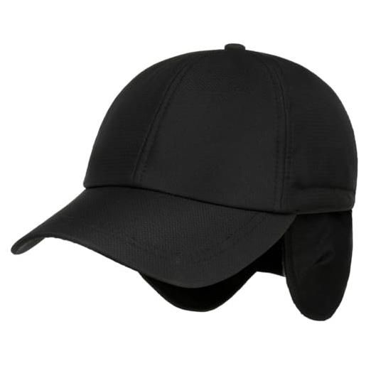 LIPODO cappellino paraorecchie donna/uomo - cappello invernale berretto baseball con visiera autunno estate primavera inverno estate/inverno - m (57-58 cm) nero