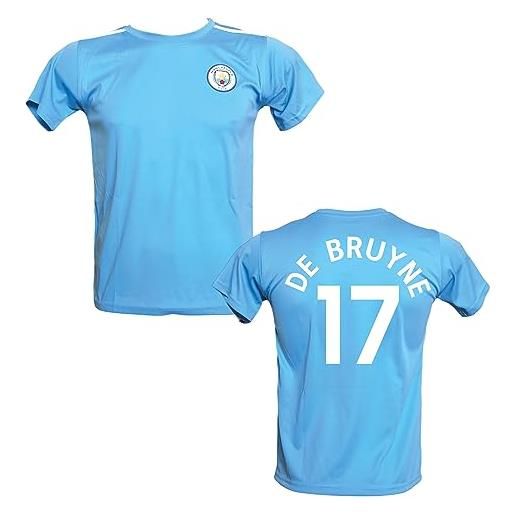 Generico maglia kevin de bruyne 17 manchester city home 2023-2024 t-shirt da calcio ufficiale autorizzata - taglie da adulto e bambino (14 anni)