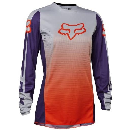 Fox Racing 180 leed maglia motocross jersey, arancione fluorescente, m donna