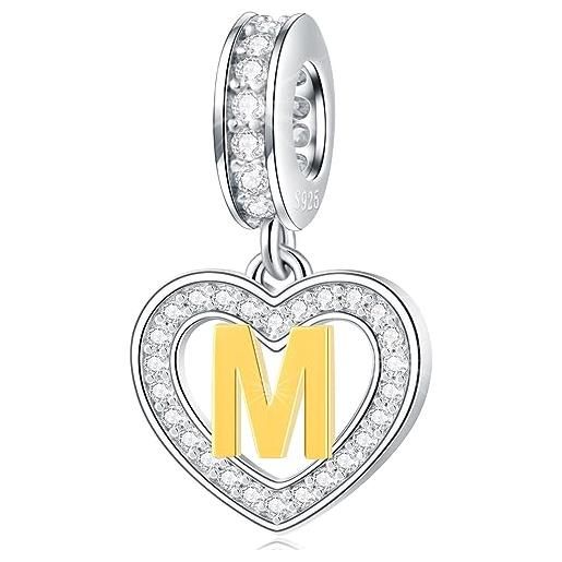 Life Charms Bracciale Buon Compleanno – Con Ciondolo A Cuore Placcato Oro Rosa E Argento – Confezione Regalo Con Biglietto Di Auguri