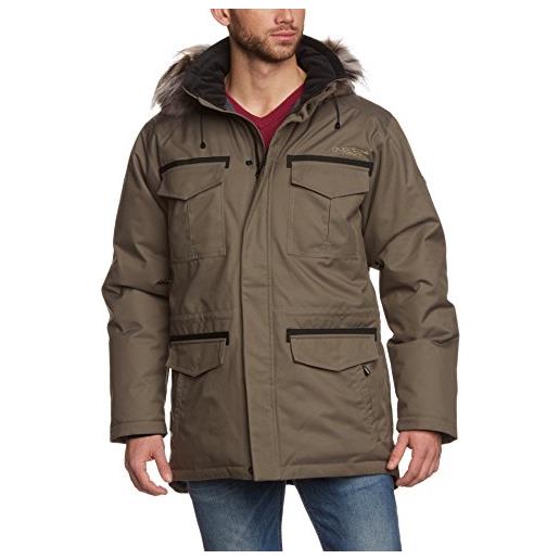 Quartz Nature daunenjacke zac, giacca piumino uomo, olive grey, m