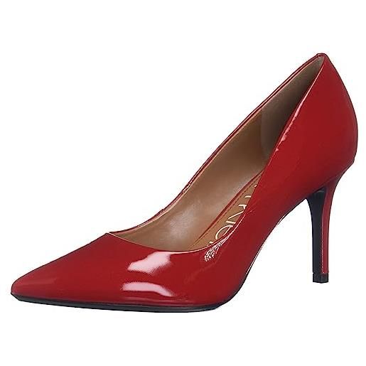 Calvin Klein gayle, scarpe dcollet donna, rosso porpora, 36 eu