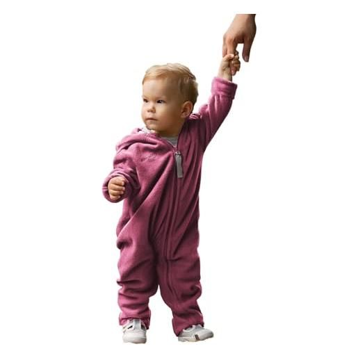Hoppediz - tutina in pile per neonati e bambini bacca 80-86 cm