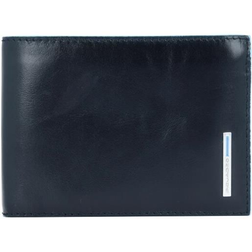 Piquadro portafoglio in pelle 12 cm nero