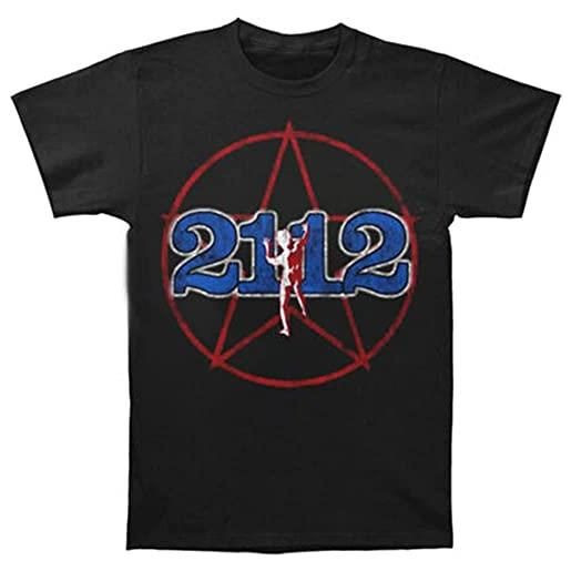 MUFA rush t-shirt 2112 tour 1976 rock tee black