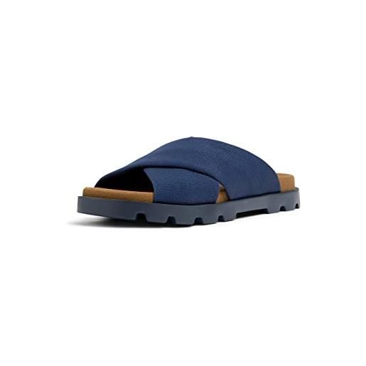 Camper brutus-k100776, sandali x-strap uomo, blu, 43 eu