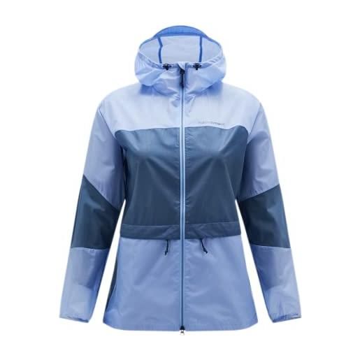 Peak Performance w lightweight wind jacket, blu amity blue/shallow/, l