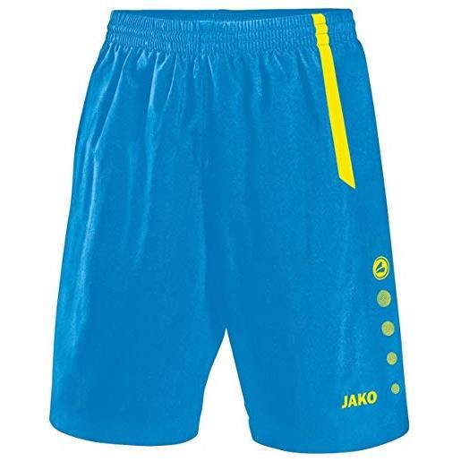 JAKO - pantaloni sportivi da uomo turin, uomo, 4462, JAKO blau/neongelb, xl
