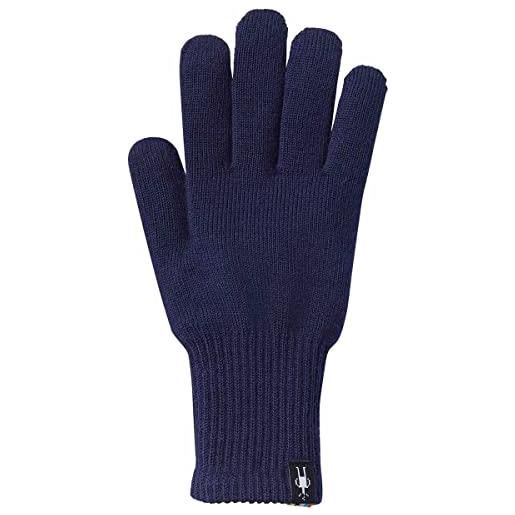 Smartwool liner glove, guanto di protezione unisex-adulto, blu navy, m