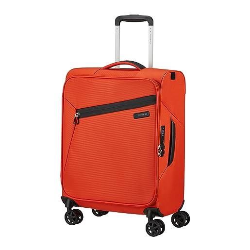 Samsonite litebeam - spinner s, bagaglio a mano, arancione (tangerine orange), s (55 cm - 20 l)