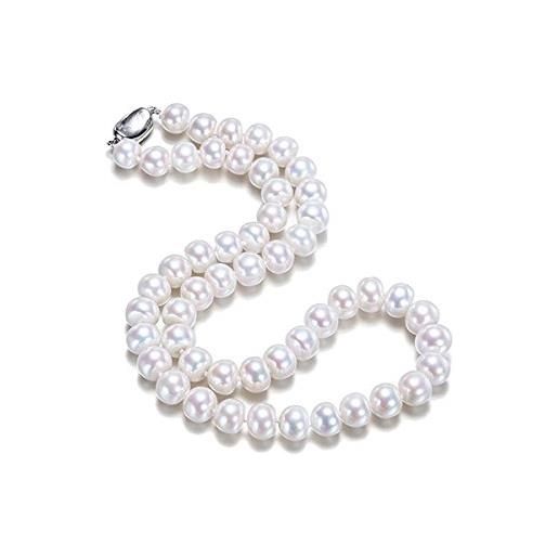 JYX Pearl jyx classic collana bianca coltivata a colletta 18 for women