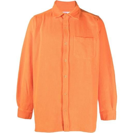 ERL camicia con ricamo - arancione
