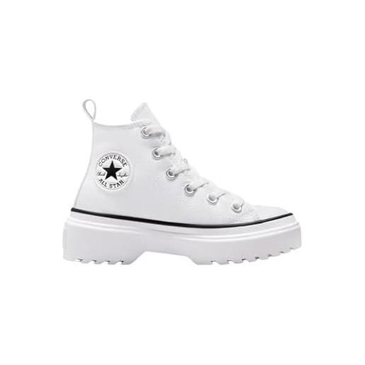 CONVERSE chuck taylor all star lugged lift, sneaker, white/white/black, 30 eu