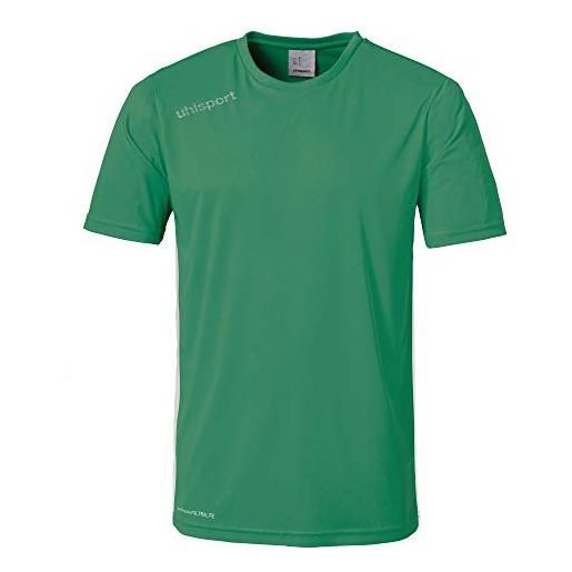 uhlsport maglia essential, uomo, grün/weiß, m