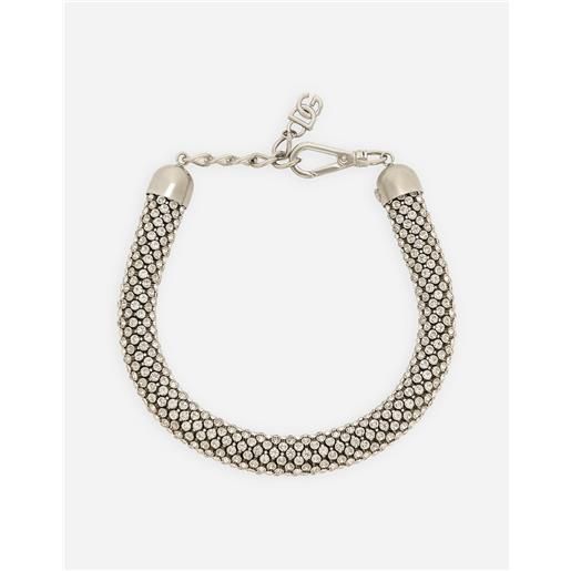 Dolce & Gabbana collana girocollo tubolare con strass
