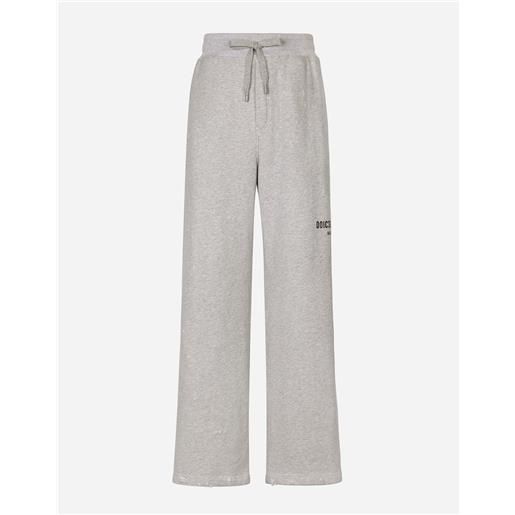 Dolce & Gabbana pantalone jogging stampa e piccole abrasioni