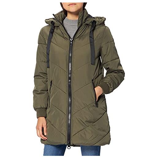 JDY jacqueline de yong jdyskylar padded hood jacket otw noos giacca, verde, s donna