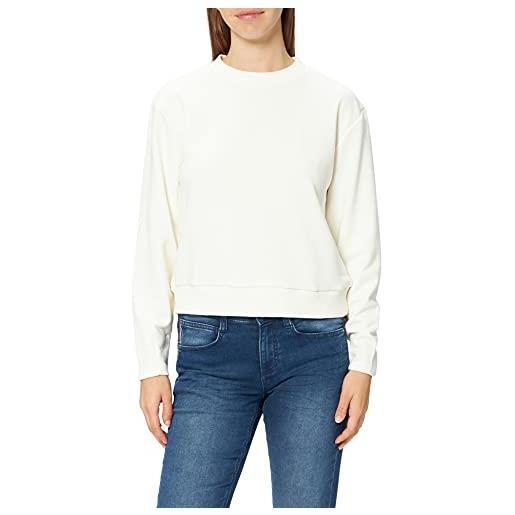 NA-KD rounded sleeve sweater maglia di tuta, bianco sporco, l donna