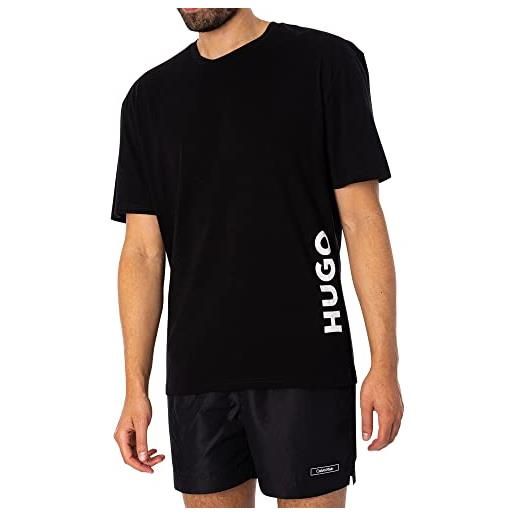 HUGO t-shirt rn relaxed spiaggia, open pink693, l uomo