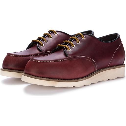 MANOVIA 52 | scarpe allacciate cowboy bordeaux