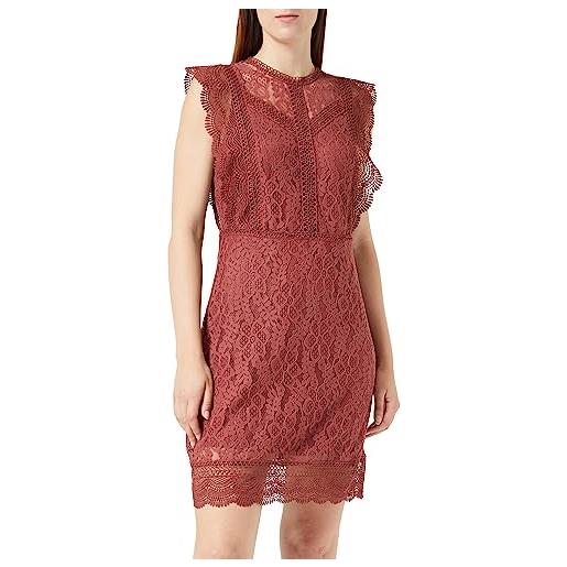 Only onlnew karo sl lace above dresswvn mini abito, apple butter, m donna