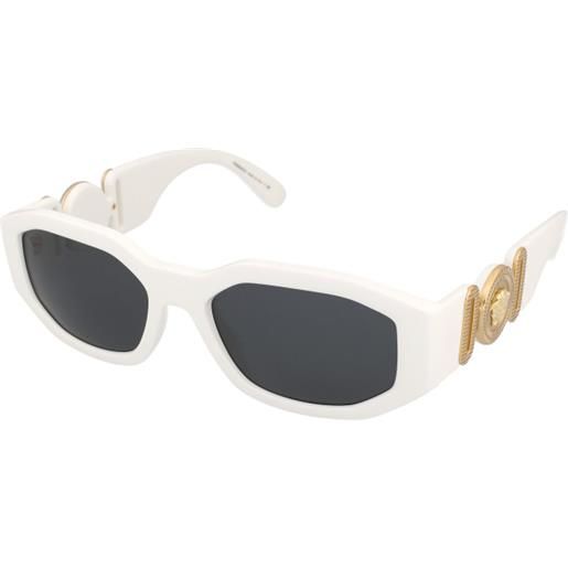 Versace ve4361 401/87 | occhiali da sole graduati o non graduati | prova online | plastica | rettangolari | bianco | adrialenti