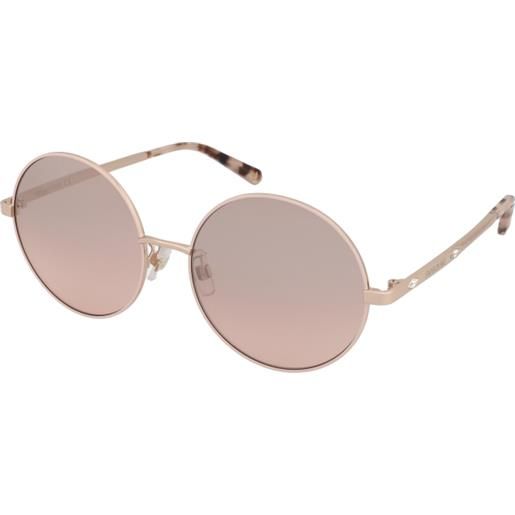 Swarovski sk0301-k 57u | occhiali da sole graduati o non graduati | metallo | tondi | rosa, oro rosa | adrialenti