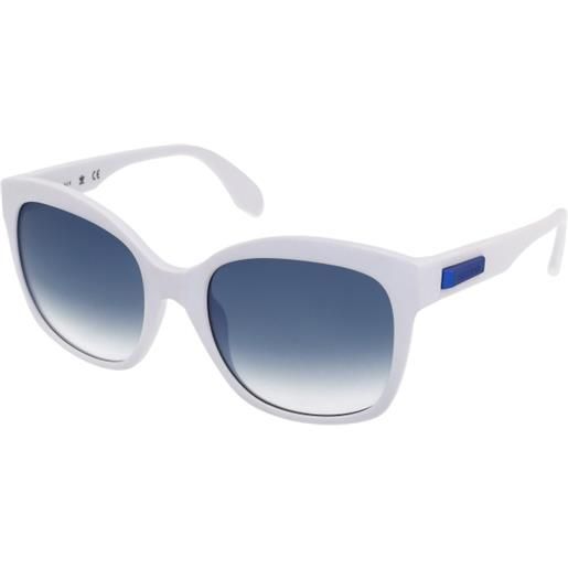 Adidas or0012 21w | occhiali da sole sportivi | plastica | farfalla | bianco | adrialenti