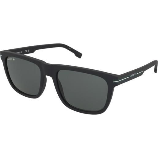 Lacoste l959s-002 | occhiali da sole graduati o non graduati | prova online | unisex | plastica | quadrati | nero | adrialenti