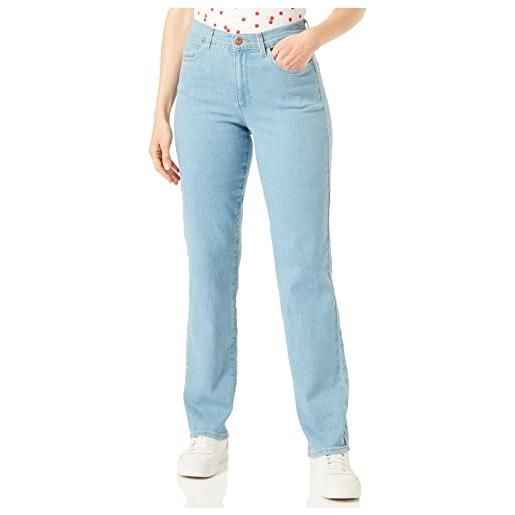 Wrangler straight jeans, blue, w27 / l30 donna