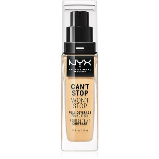 NYX Professional Makeup can't stop won't stop full coverage foundation 30 ml
