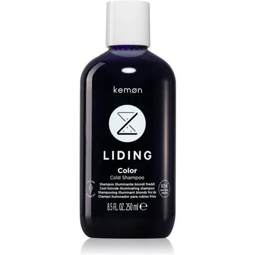 Kemon liding color cold shampoo 250 ml