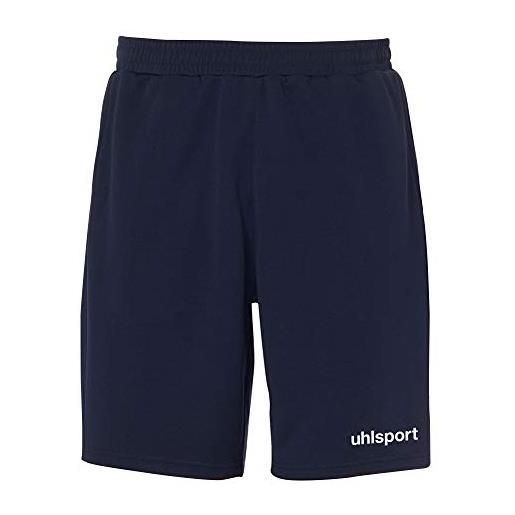 uhlsport essential pes-shorts, pantaloni uomo, nero, m