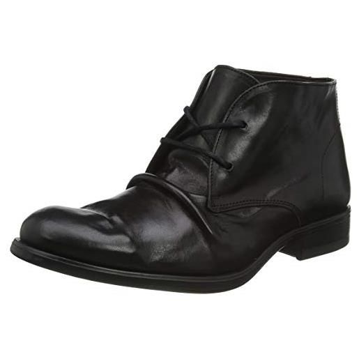 Fly London p144577016, scarpe chukka per uomo, nero(black), 38 eu
