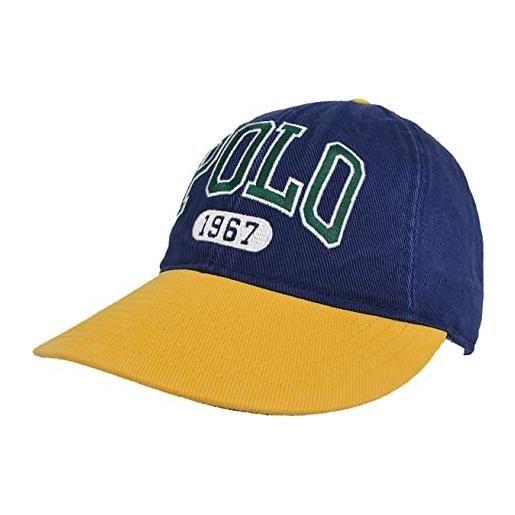 Ralph Lauren authentic baseball cap blu giallo taglia unica, blu, taglia unica