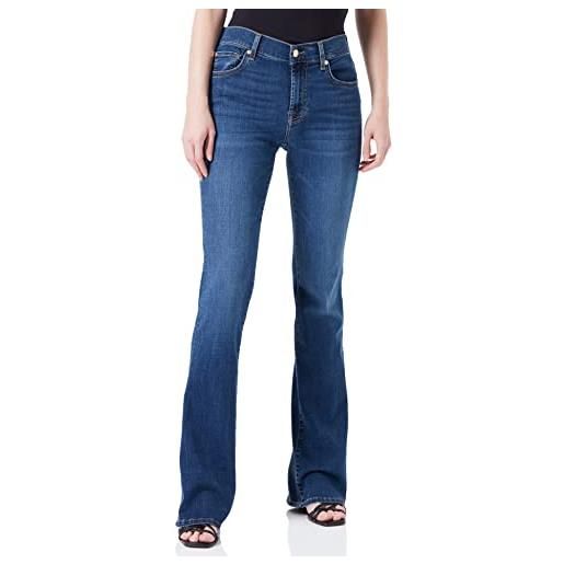 7 For All Mankind bootcut bair eco jeans, mid blu, 24w / 24l donna