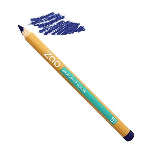 ZAO essence of nature zao - bambus pencil eyes, lips & eyebrows 555 (blue) - 1,14 g