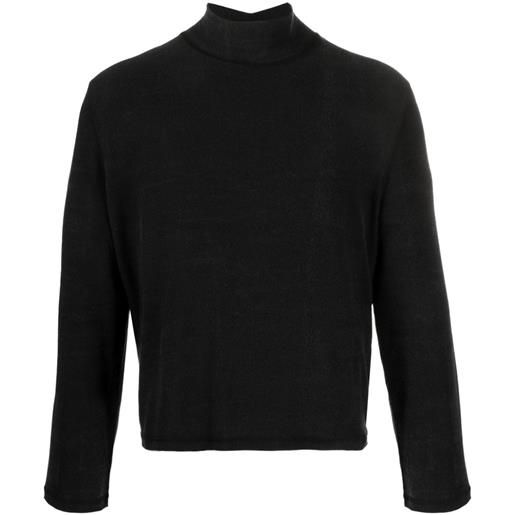 OUR LEGACY maglione con scollo rialzato - nero