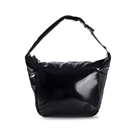 Munich gloss hobo black, bags donna, nero, taglia unica