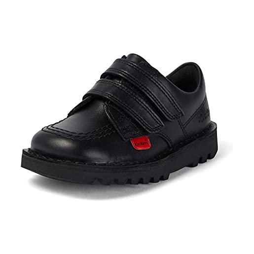 Kickers - scarpe formali, bambino, nero (schwarz), 23 eu(6 uk child)