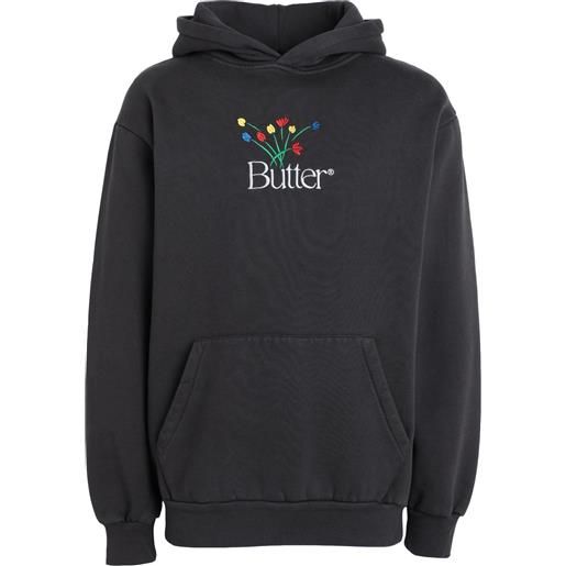 BUTTER GOODS bouquet embroidered pullover hood - felpa