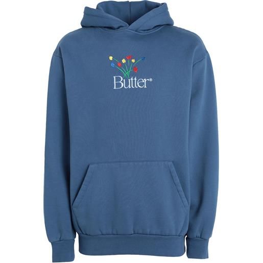 BUTTER GOODS bouquet embroidered pullover hood - felpa