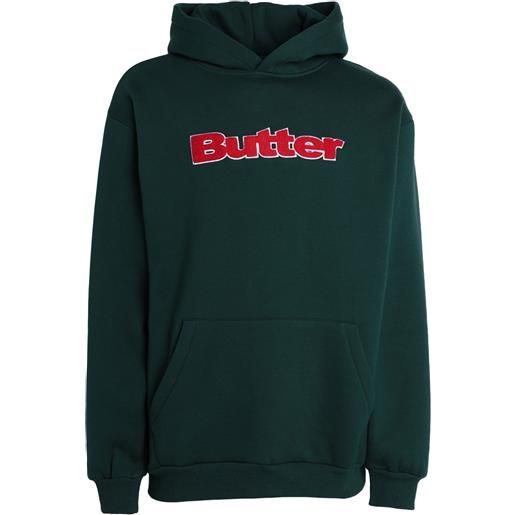 BUTTER GOODS chenille logo pullover hood - felpa