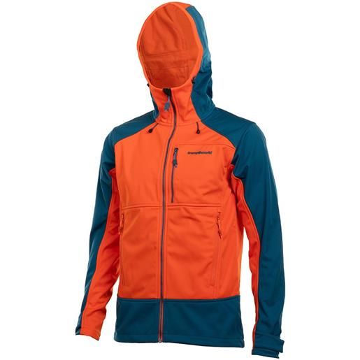 Trangoworld trx2 soft pro dr hoodie fleece arancione 2xl uomo