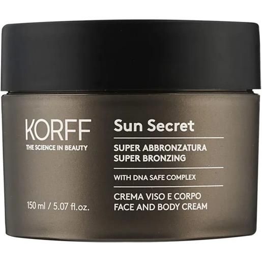 KORFF Srl(DIV. IST. GANASSINI) korff sun secret crema superabbronzante 150 ml