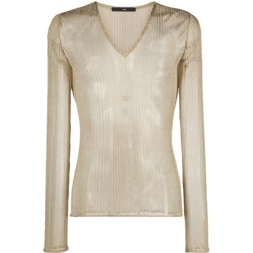 SAPIO maglione n21 lamé - oro