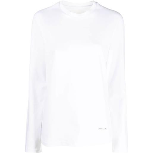 Jil Sander t-shirt a maniche lunghe - bianco
