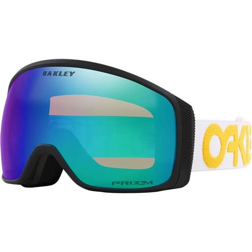 Oakley flight tracker m prizm ski goggles bianco prizm argon iridium/cat3